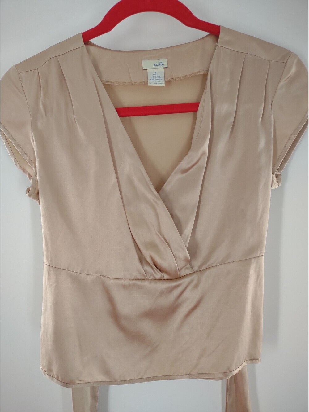 Odille Blouse Size 2 Light Brown 065